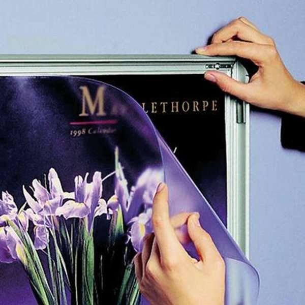 Klikramme med 30mm aluminium profil, sølv - 50x70 cm