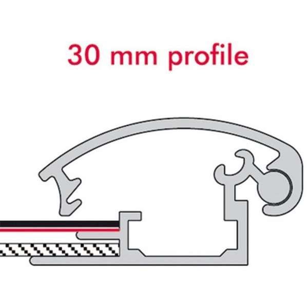 Klikramme med 30mm aluminium profil, sølv - 50x70 cm