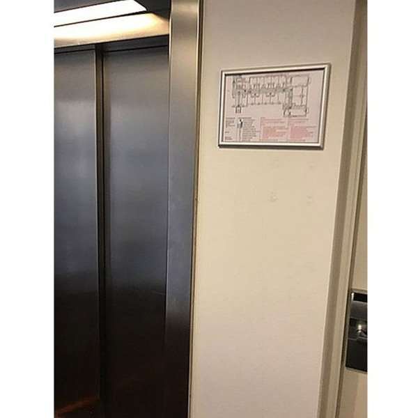 Klikramme med 15mm aluminium profil, sølv - A2