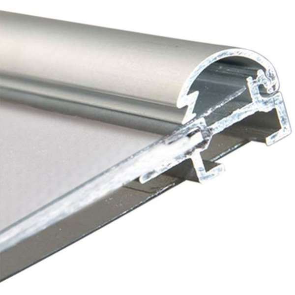 Klikramme med 15mm aluminium profil, sølv - A4