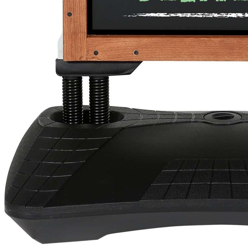 Wooden Wind-Sign Waterbase gadeskilt med ståltavler, 59 x 78 cm