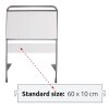 Smal plade til Estate Sign Standard - 60 x 10 cm #1