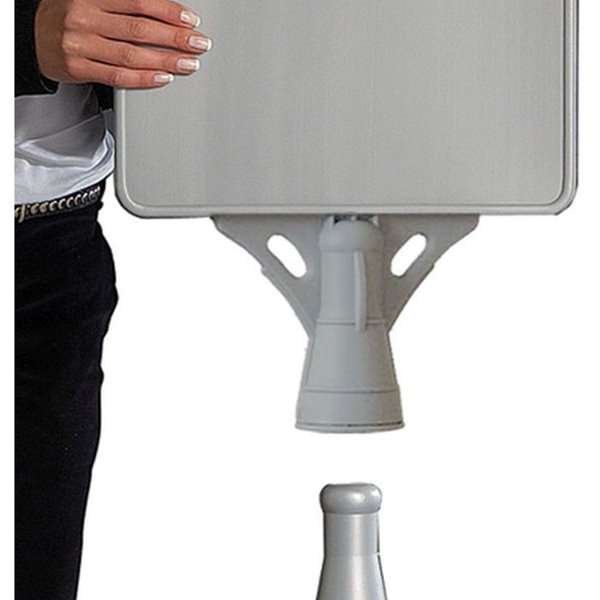 Vacu Display Gadeskilt B - sølv