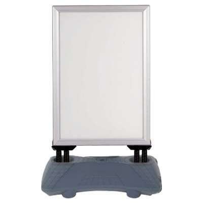 Wind-Sign Waterbase Budget Gadeskilt - 70x100 cm - sølv