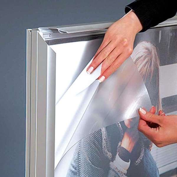 Wind-Sign Waterbase Gadeskilt - 70x100 cm - sølv