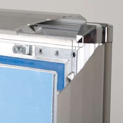 Wind-Line Basic Gadeskilt - 70x100 cm - sølv