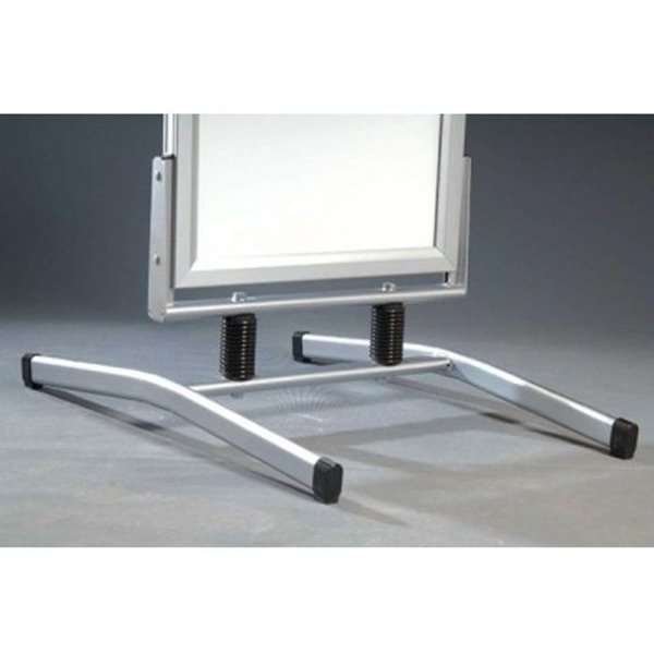 Wind-Line Lux Gadeskilt - 70x100 cm - sølv