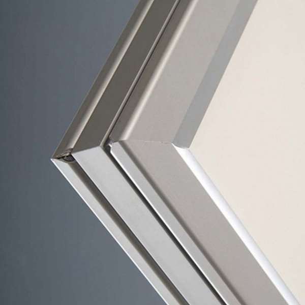 Wind-Line Lux Gadeskilt - 70x100 cm - sølv