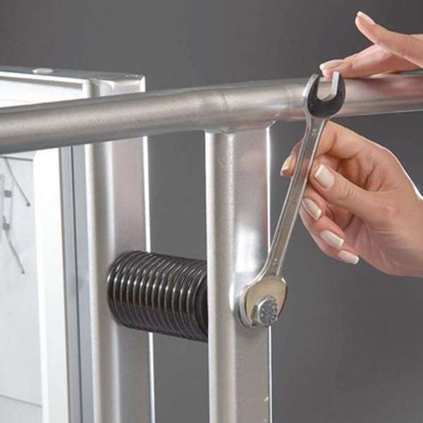 Wind-Line Lux Gadeskilt - 70x100 cm - sølv