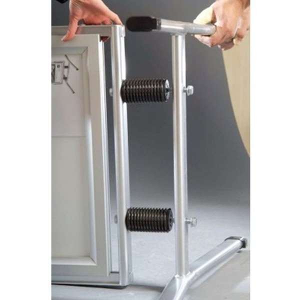 Wind-Line Lux Gadeskilt - 70x100 cm - sølv