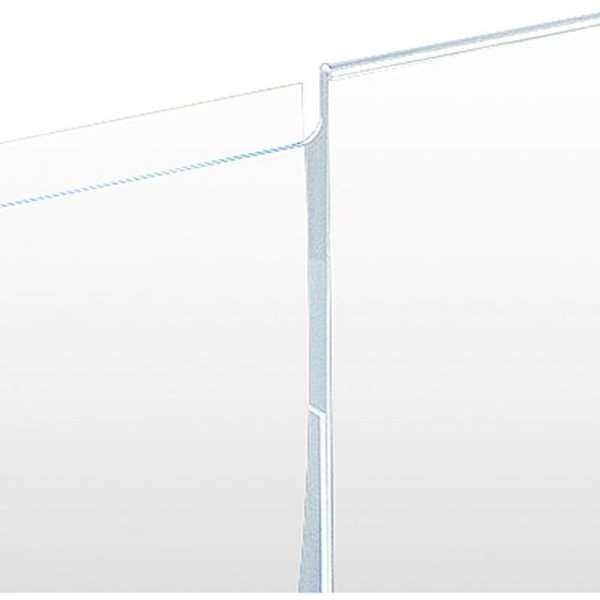 L - Menukortholder A4 med holder til A4 brochurer vertikal