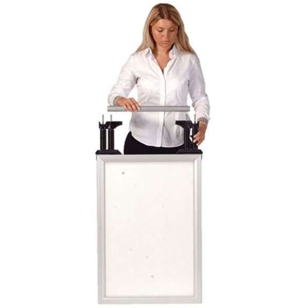 Wind-Line Budget Gadeskilt - 70x100 cm - sølv