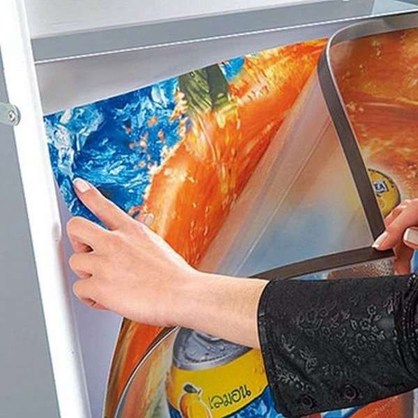 Gadeskilt med Logoplade, Ellipse Lux, A1, A1 - 59,4 x 84,1 cm