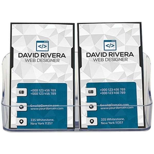 Visitkortholder Twin