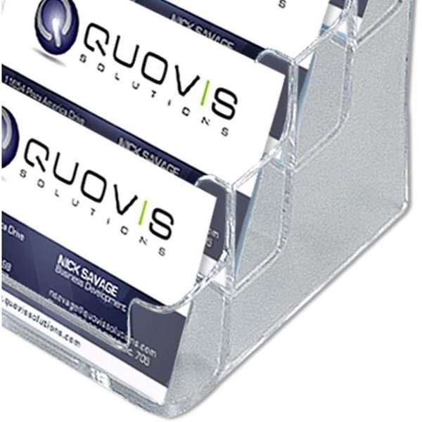 Multi Visitkortholder X4 - Transparent