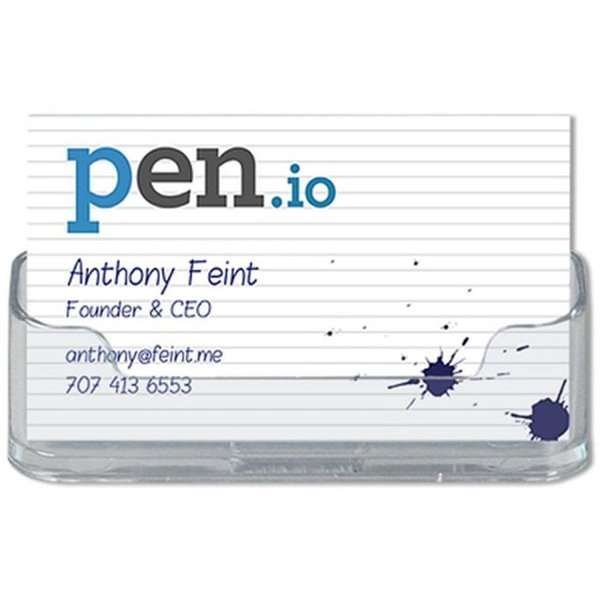 Visitkortholder Rondo - Transparent