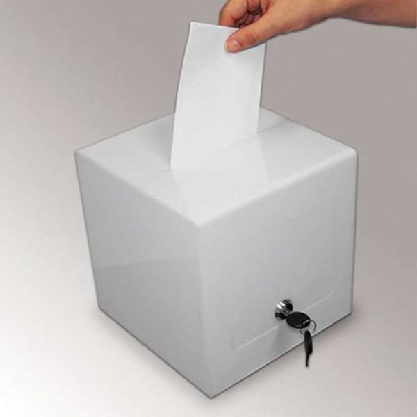 Cardbox / tipbox - White