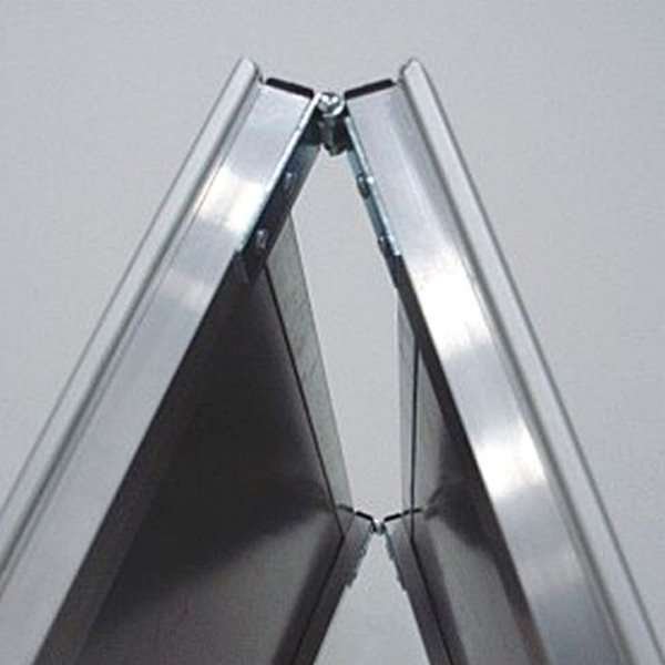 Alu-Line Budget A-skilt, til indendørs brug - A1 - sølv