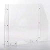 Hygiejneskærm til bord, 90 x 65 cm #3