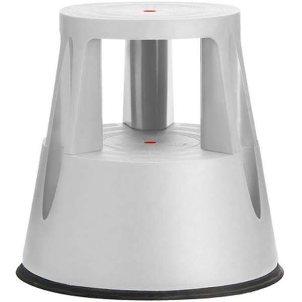 Elefantfod skammel i plast - Lysgrå