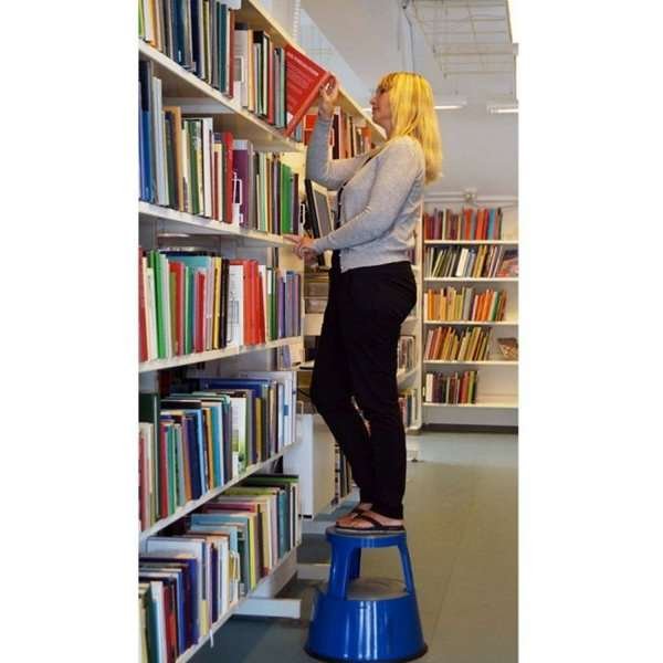 Elefantfod skammel i plast - Antracit