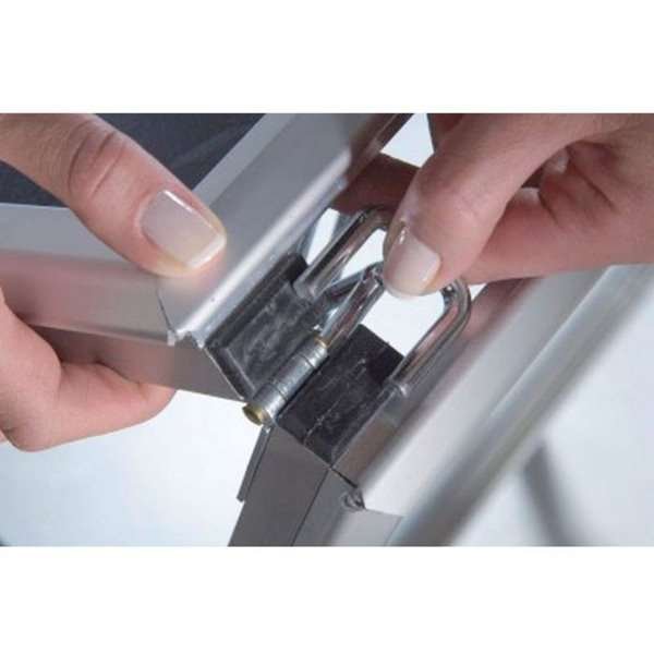 Alu-Line Standard Gadeskilt - sølv - 70 x 100 cm