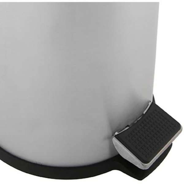 Pedal Trash Can, Silver - 20L
