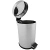 Pedal Trash Can, Silver - 20L #5