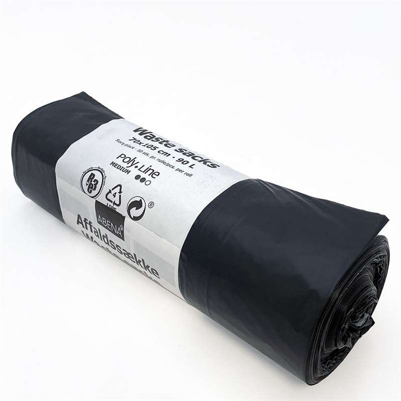 Plastiksække, rulle med 10 stk., til store affaldsbeholdere (art. 6750, 6755, 6756, 6751)