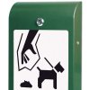 Hundepose dispenser med A4 infodisplay - grøn #2