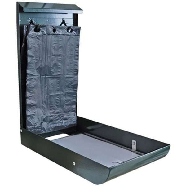 Hundepose dispenser med A4 infodisplay - grøn