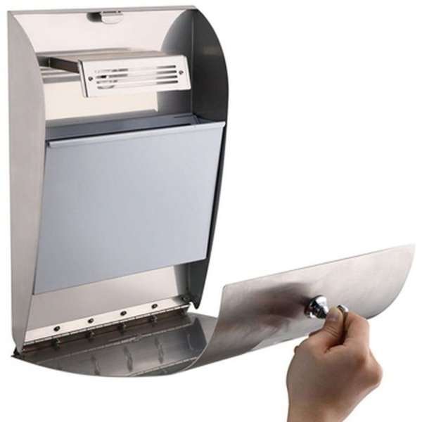 Askebæger Convex - Børstet Stål