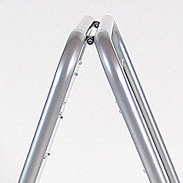 Expo Sign Lux Gadeskilt - 50x70 cm - sølv