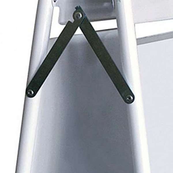 Expo Sign Gadeskilt med logoplade - 70x100 cm - hvid