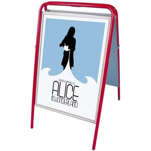 Expo Sign Standard Gadeskilt - A1 - rød