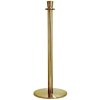 Crowd control stand with top for rope - Gold #1
