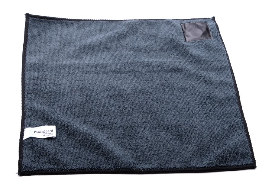 Microfiberklud med magnetfunktion til rengøring af whiteboards og glastavler