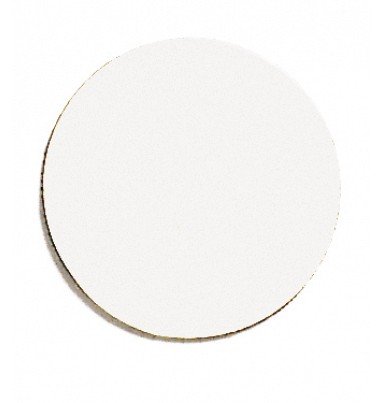 Magnet cirkel 1x1 cm (50 stk pr. ark) - Hvid