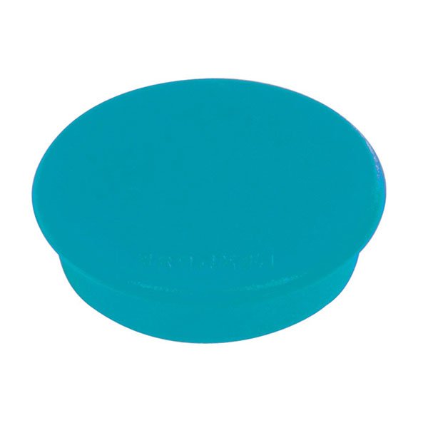 Magneter i 6 farver, pakke med 10 stk. Ø32 mm  - Light Blue