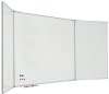 Whiteboard med 2 låger (5 sider), kan aflåses - 120x120 cm (120x240 cm) - uden låsebeslag #1