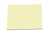 Magnetisk post-it med whiteboard overflade - Lysegul #1