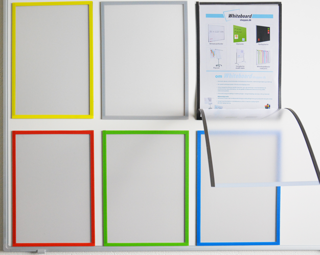 Magnetrammer m. dobbelt side A4 - Gr&aring;