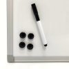 Whiteboard, kork- og kridt kombitavle med ugeplan, inkl. sort magnetisk tusch, magneter, n&aring;le og kridt, 60 x 40 cm #2