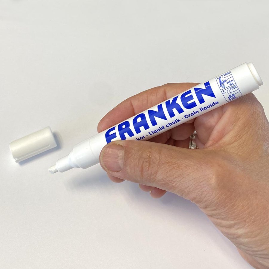 Tus til glastavler i pakke med 1 stk.