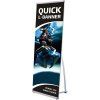 Quick L-Banner, enkeltsidet, 100 x 200 cm, alu #1