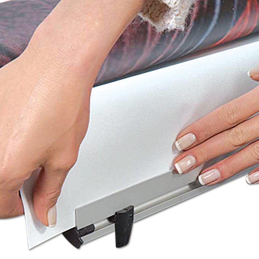 Quick L-Banner, enkeltsidet, 100 x 200 cm, alu