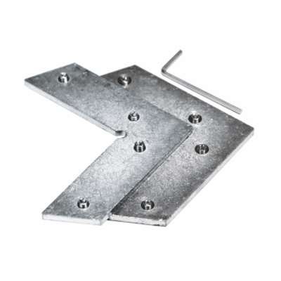 CROWN TRUSS 10 & 15 Textile Light Box, 200 x 200 cm, uden base, Dobbeltsidet