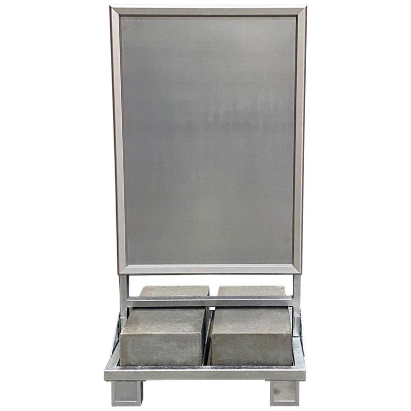 Heavy Outdoor Betonstander Gadeskilt - 70 x 100 cm