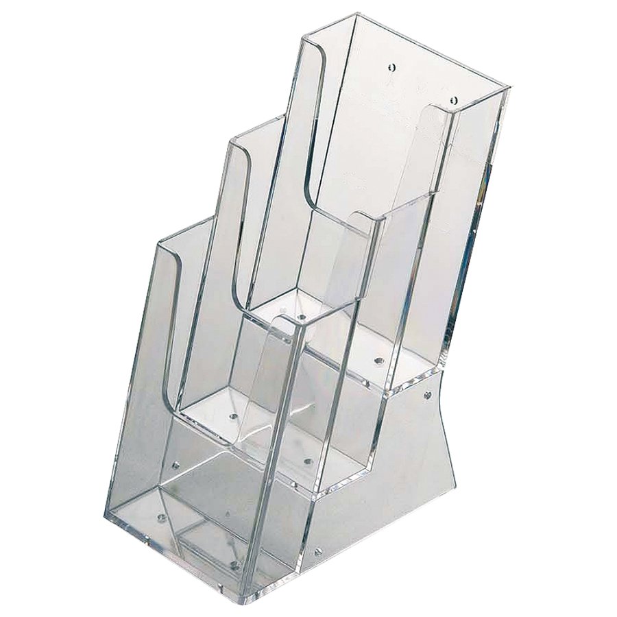 Multi Dispenser, akrylbrochureholder - 3 x M65