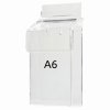 Akryl brochureholder boks udendørs - vertikal - A6 #7